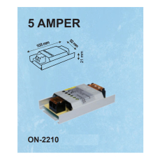 10EN 12v 5 Amper Ultra Slim Led Trafo