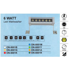 6w 20cm Duvar Boyama Walwasher